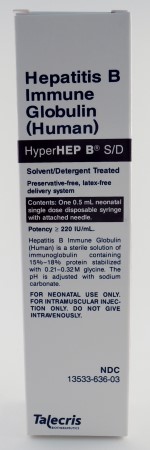 Hepatitis B Immune Globulin 0.5